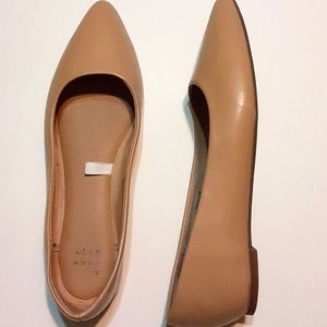 Nude Flats-Size 8-Target brand